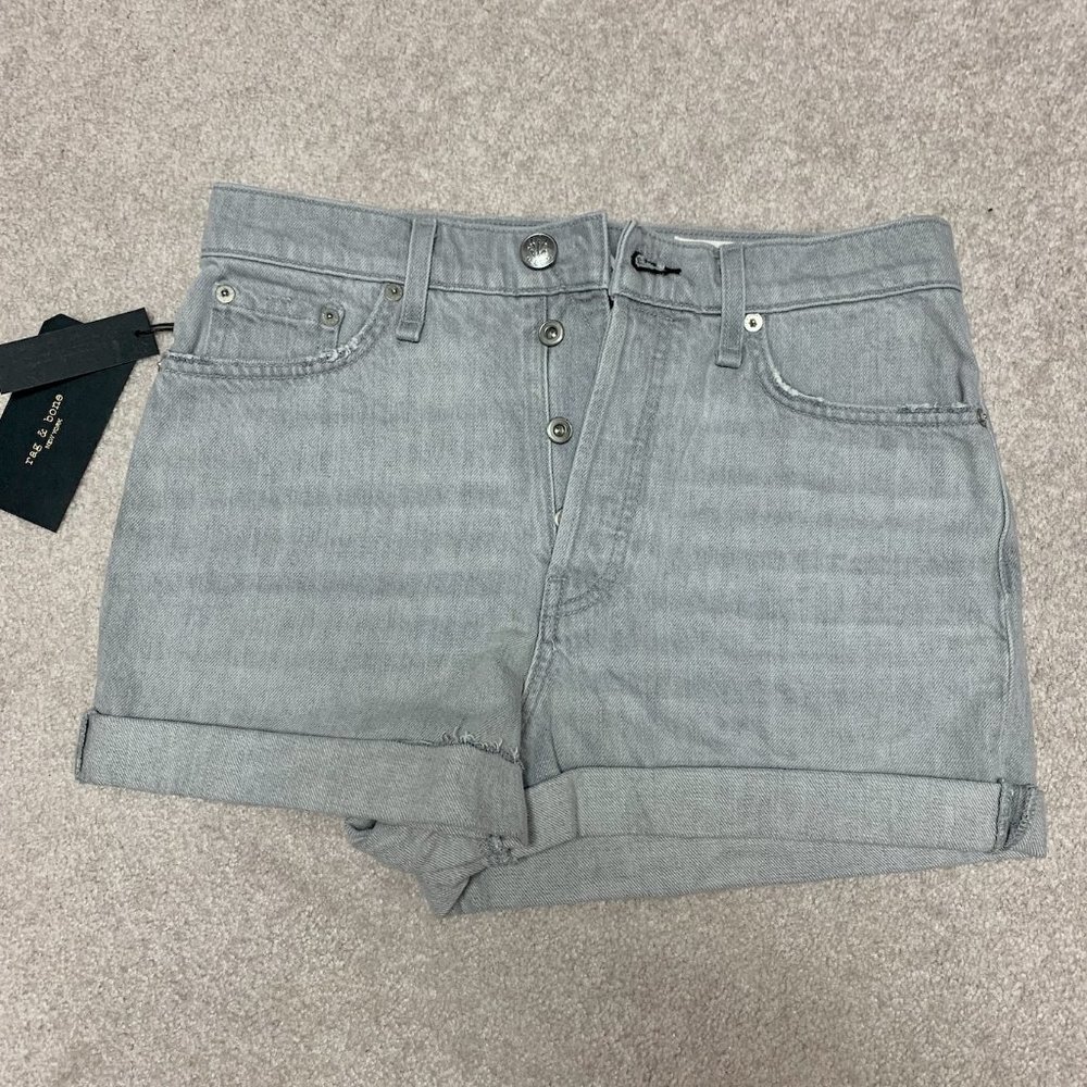 Rag & Bone Maya High Waisted Shorts (Size 27)